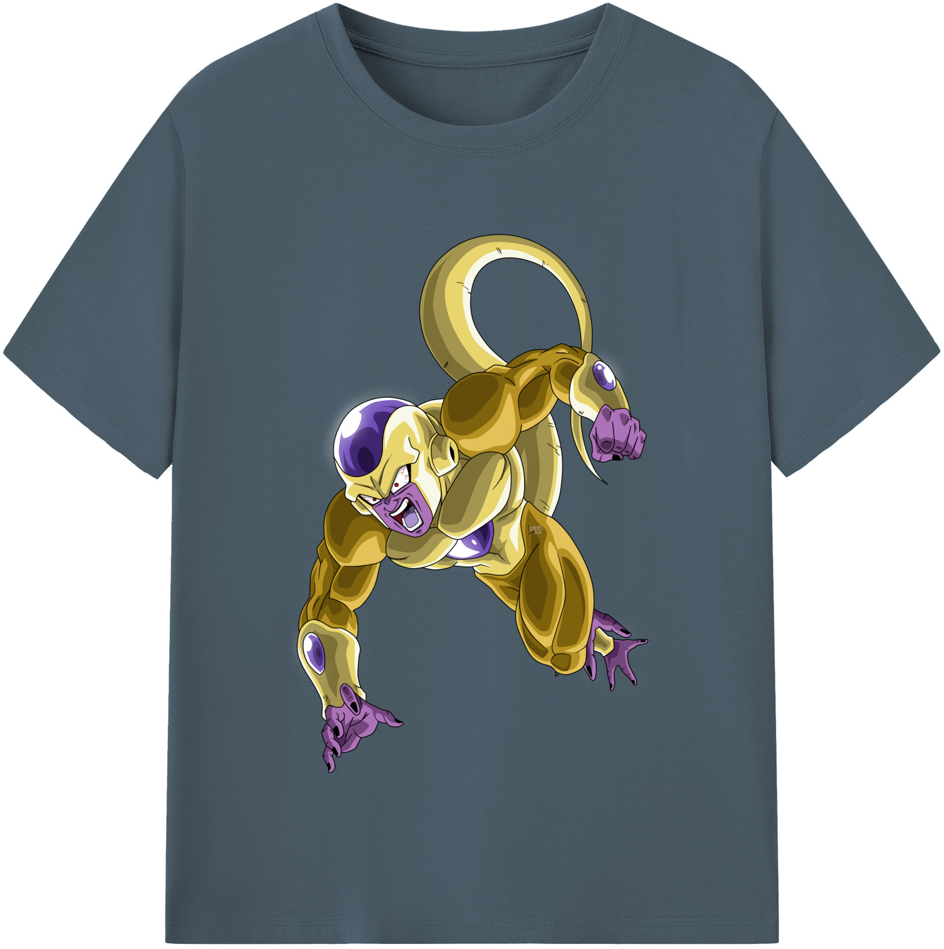 （画像用） ドラゴンボール フリーザ DRAGON BALL Frieza 綿100％半袖Tシャツ（フロントプリント）
